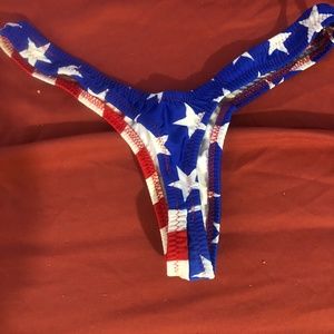 American Flag Thong Bikini